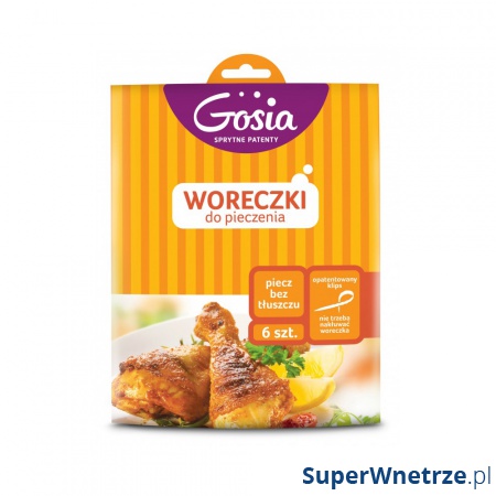 Vrecká na pečenie 6ks  GOSIA